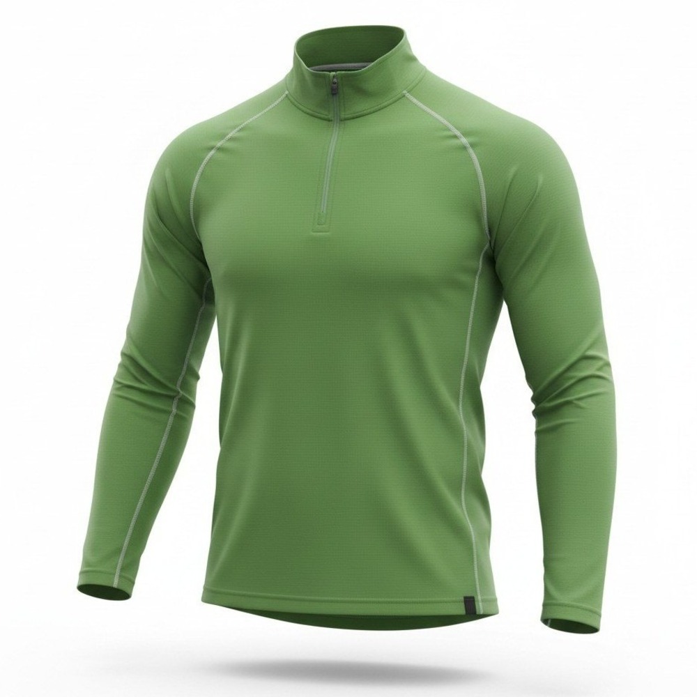 OGIO 1/4 Zip Pullover Mens XL Green Active Performance Long Sleeve Top